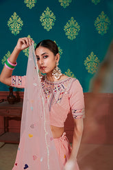 Thread Embroidered Work Lehenga Choli